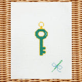Key Enamel Inspired Charm Canvas