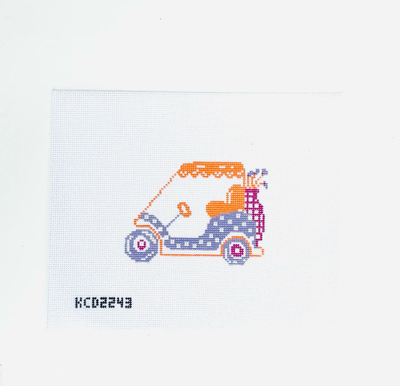 Lavender Golf Cart Canvas