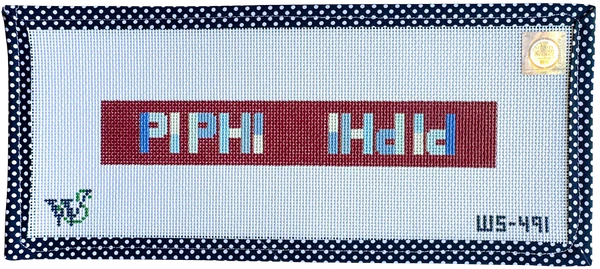 Pi Beta Phi Key Fob Canvas