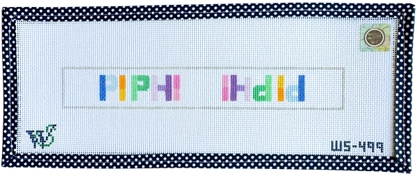 Pi Beta Phi Brights Key Fob Canvas