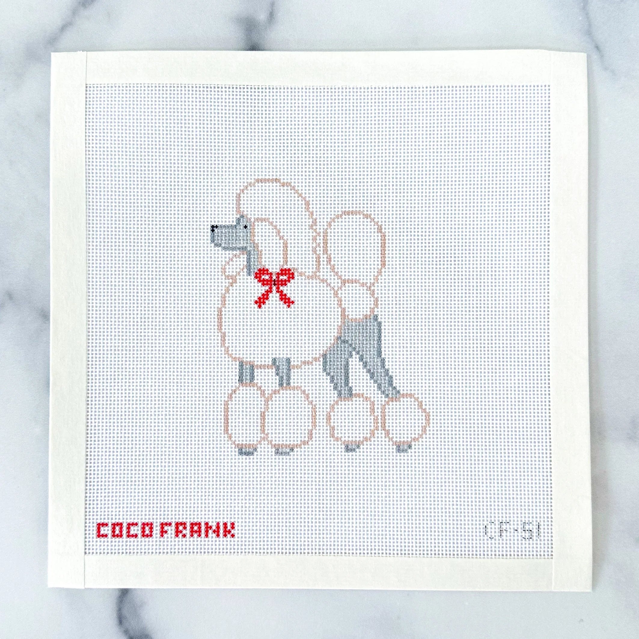 Standard Poodle Canvas