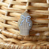 Rattan Ginger Jar Needle Minder