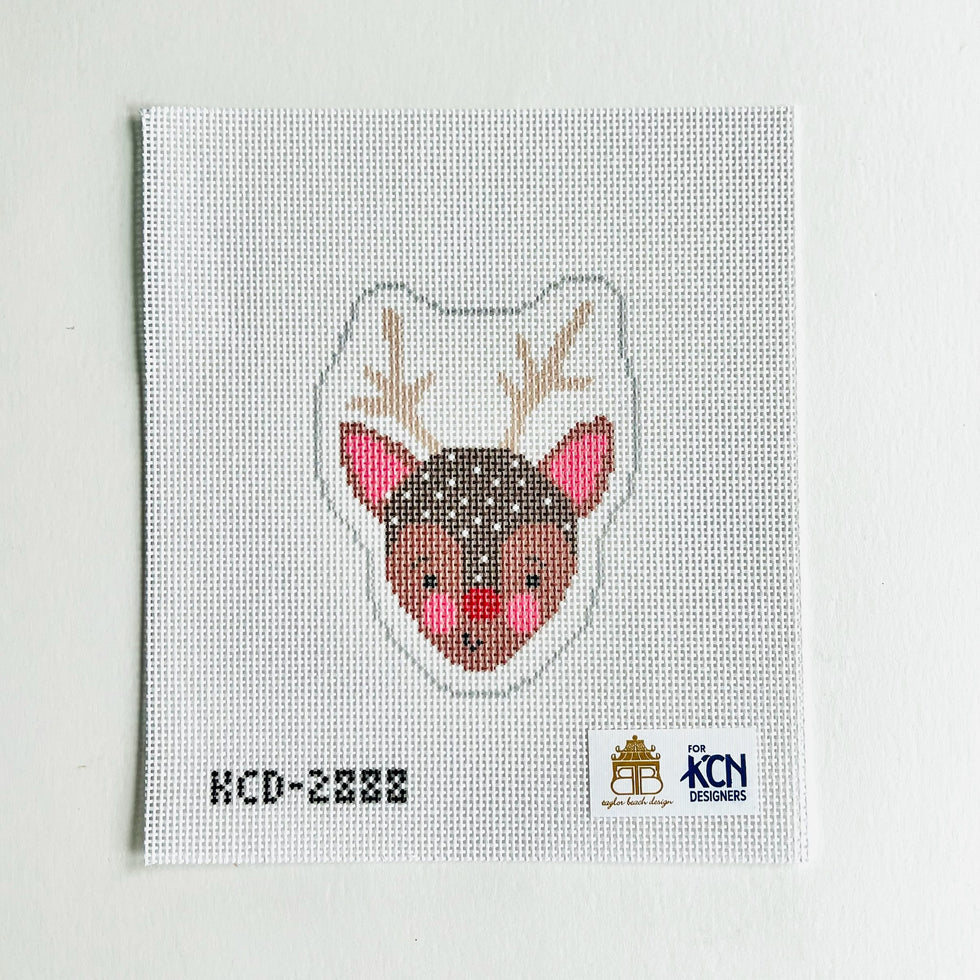 Reindeer Head Canvas