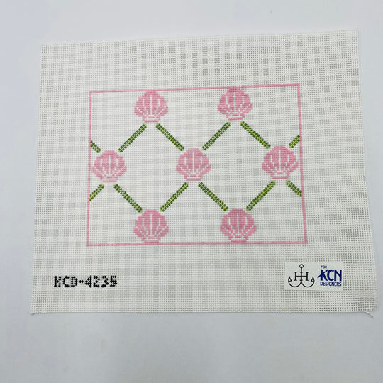 Shell Clutch Canvas