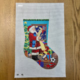 Santa's List, Sports Toys Stocking Canvas