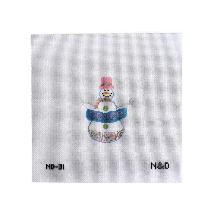 Sprinkle Snowman Canvas