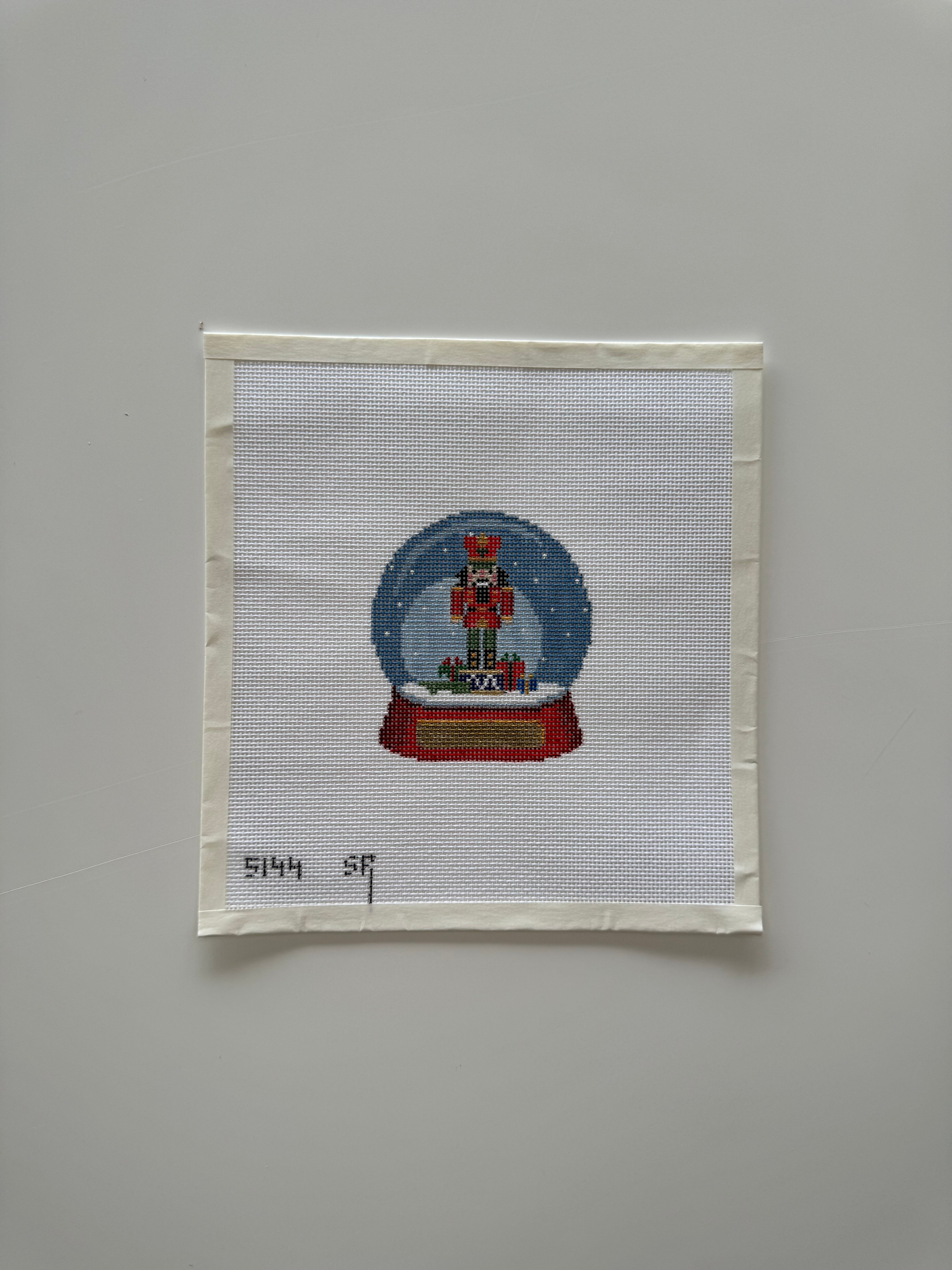 Nutcracker Snow Globe Canvas