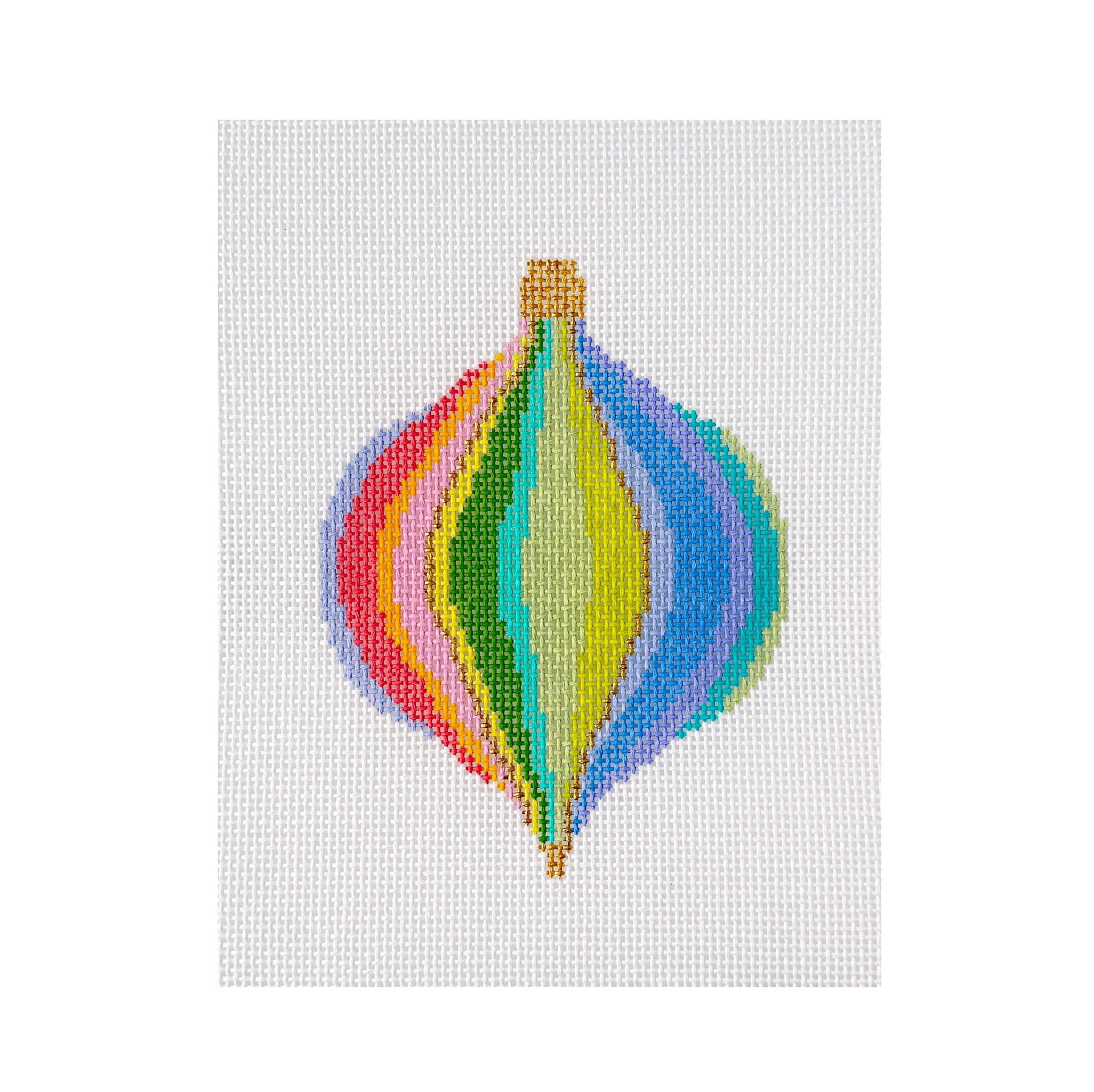 Striped Bauble Canvas