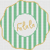 Holiday Stripes - Fa La La Canvas