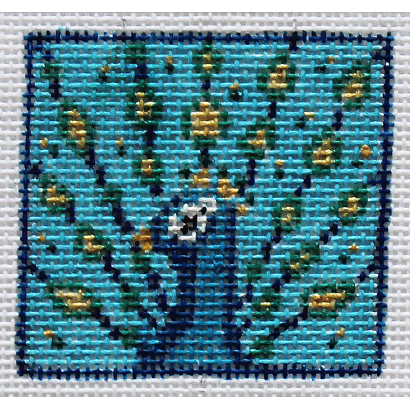 PLD - Peacock on 18 mesh Canvas
