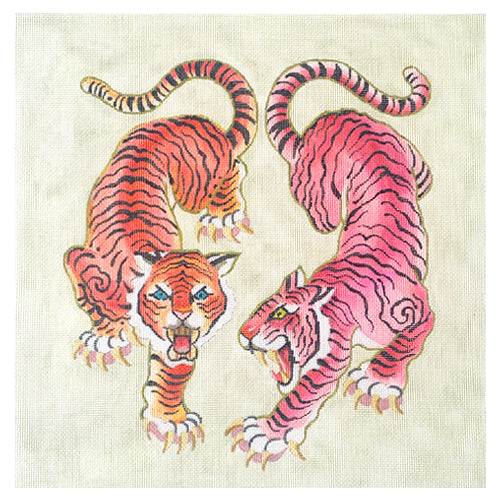 Tigers of the Orient Canvas