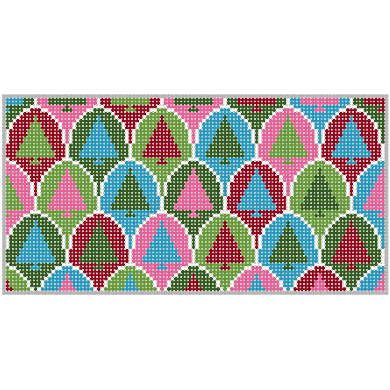 Scallop Tree Clutch Canvas