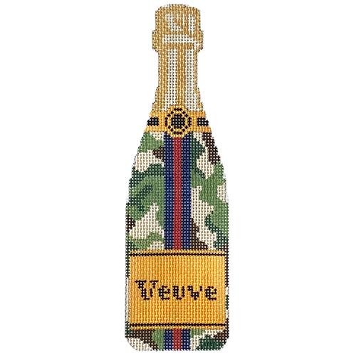 Champagne Bottle - Camo Canvas
