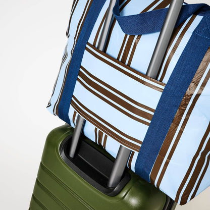 Zip Medium Tote – Oxford Stripe