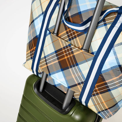 Zip Medium Tote – Country Plaid