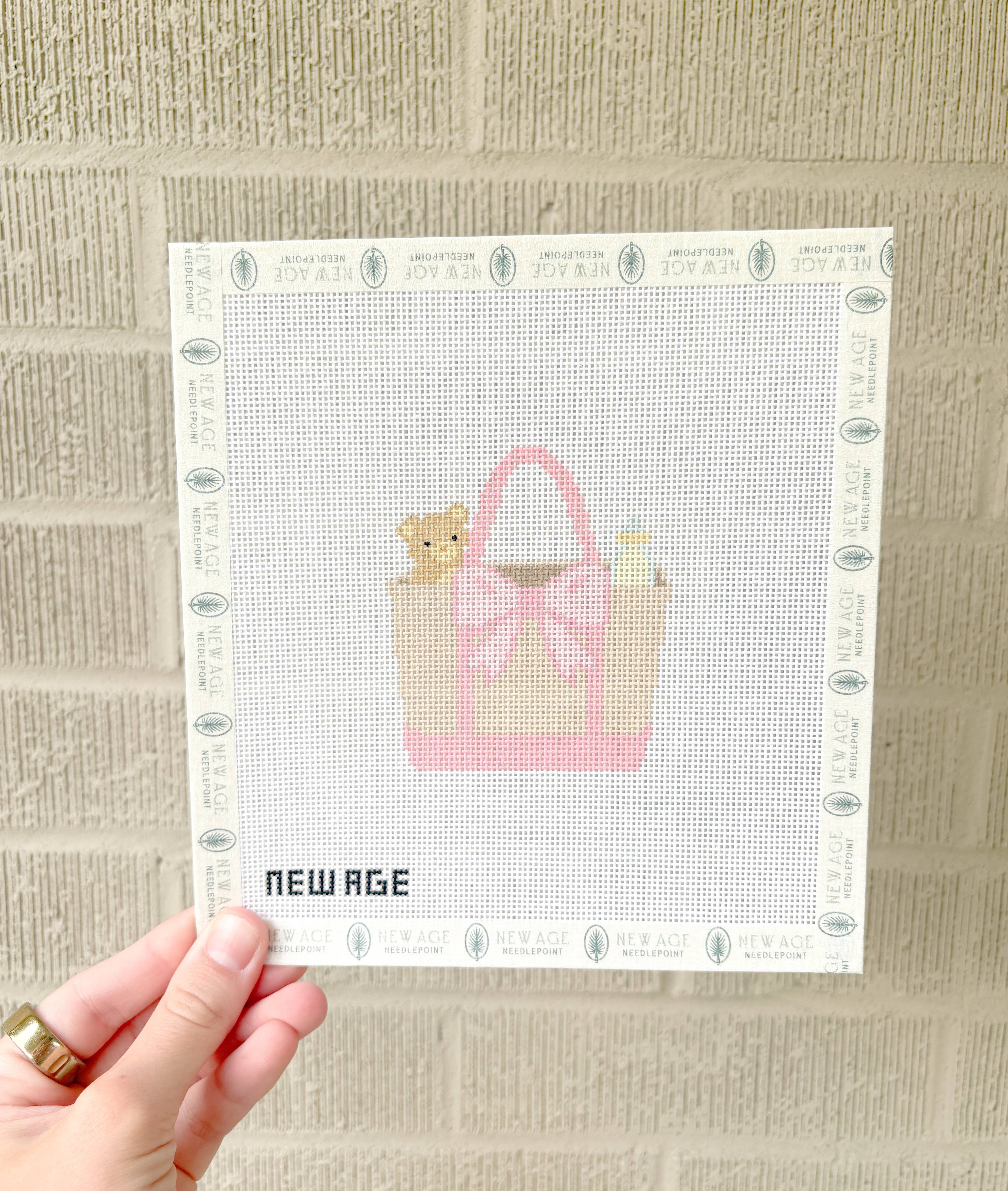 Baby Girl Pink Tote Bag Canvas