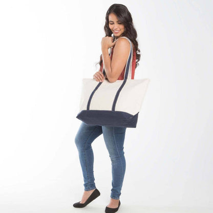 24 oz Large Classic Tote: Navy