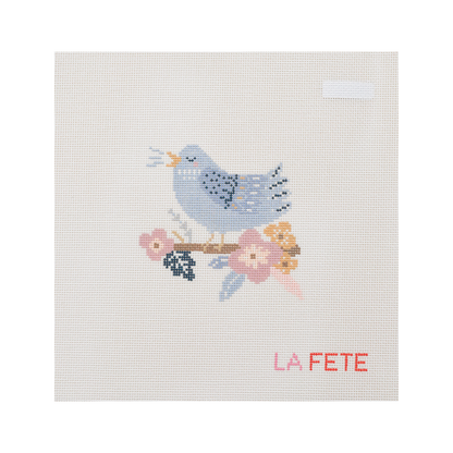 12 Days Of Christmas - Four Calling Birds Hand Painted Needlepoint Canvas