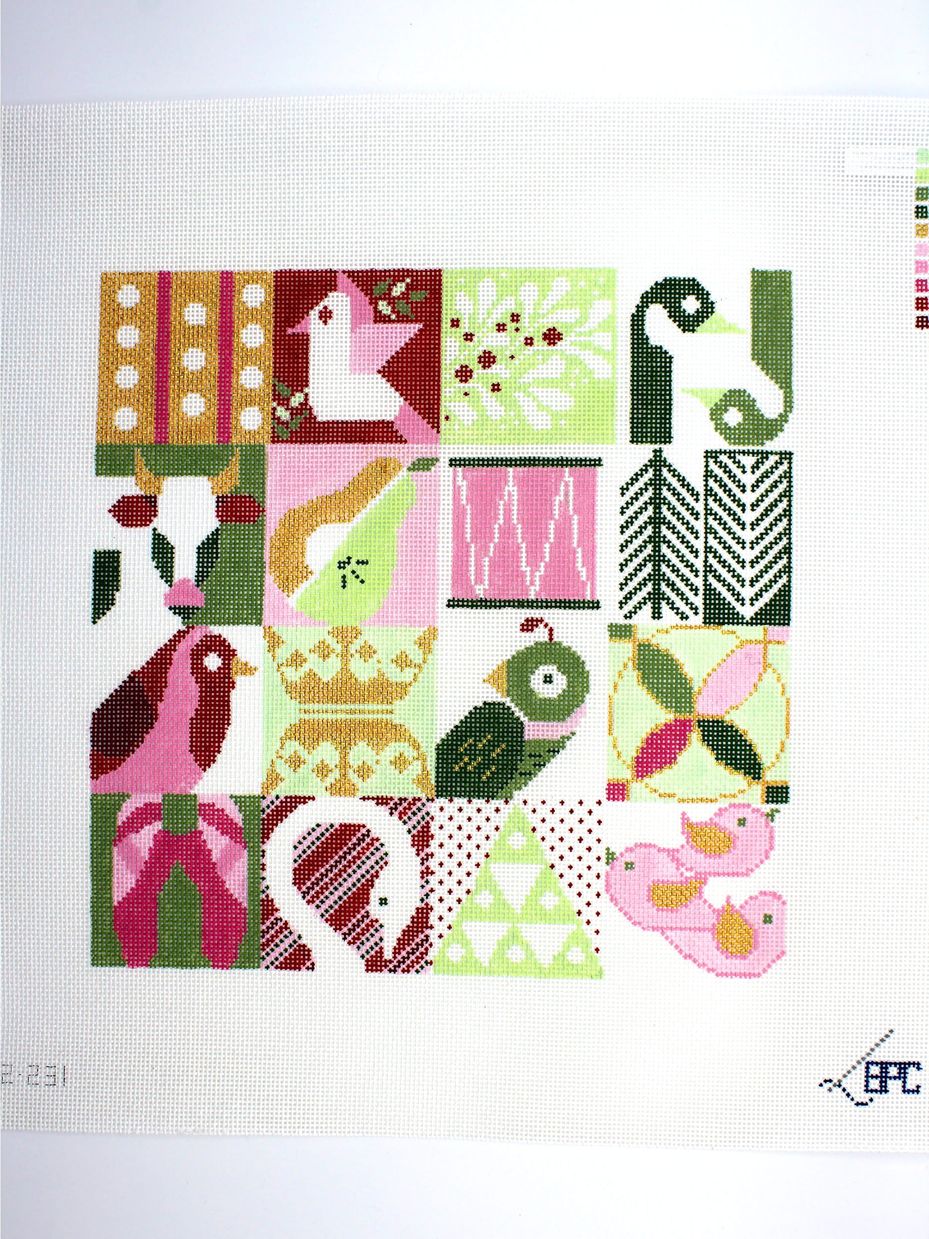 12 Days of Christmas Canvas