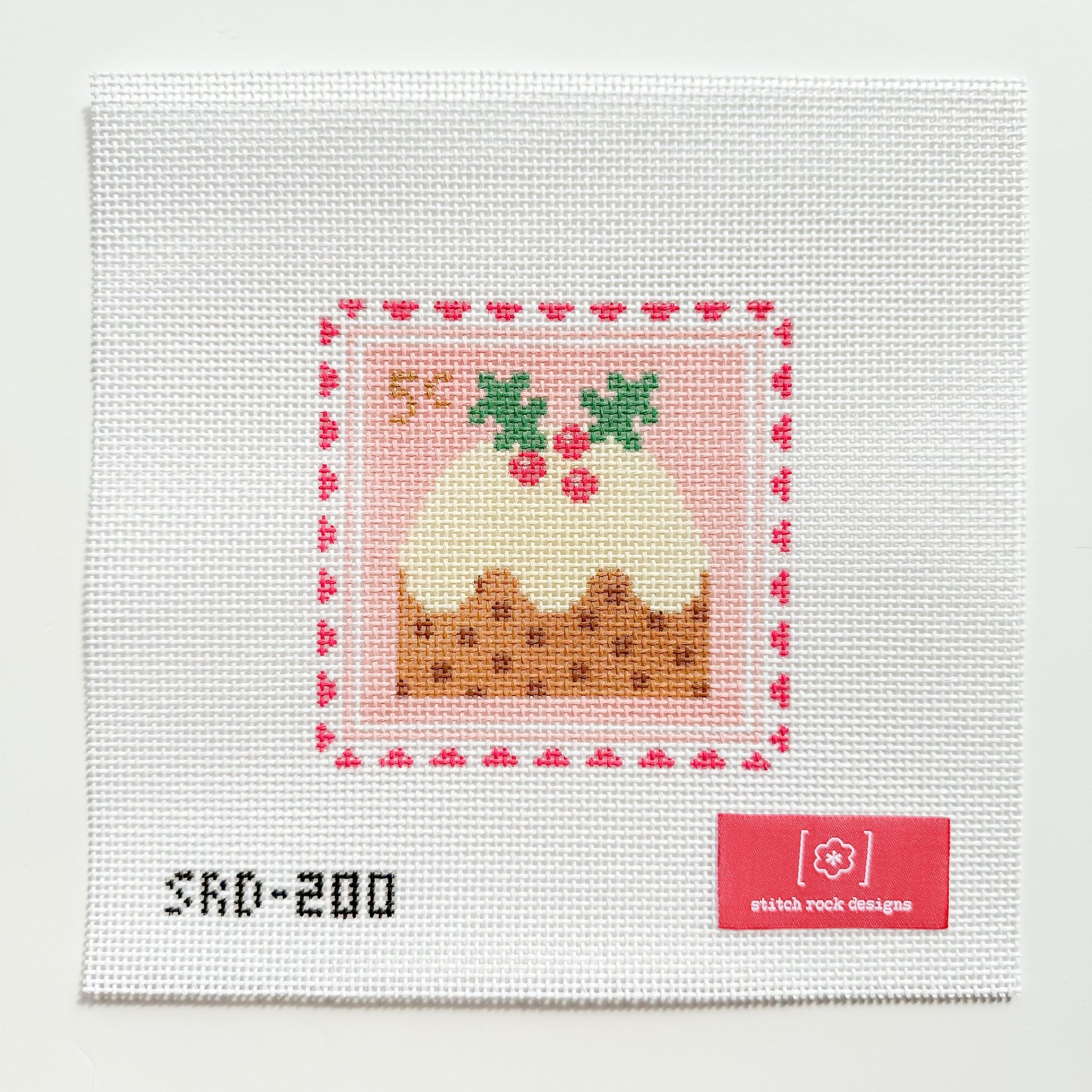 Figgy Pudding Stamp Canvas