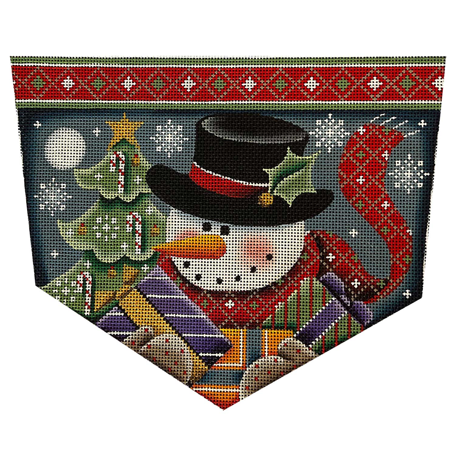 Snowman Gifts Christmas Cuff Canvas