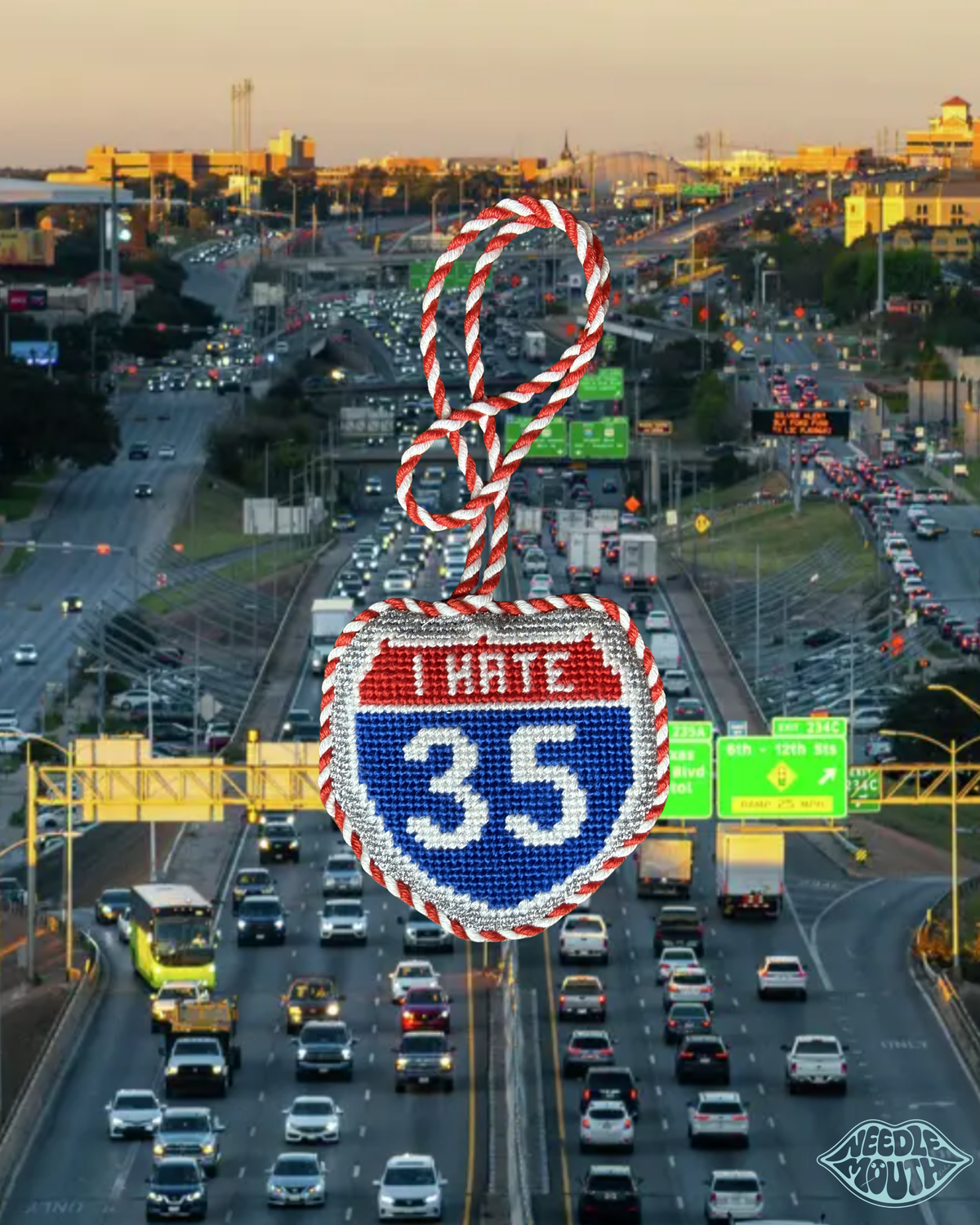 I Hate Interstate - 35 Canvas