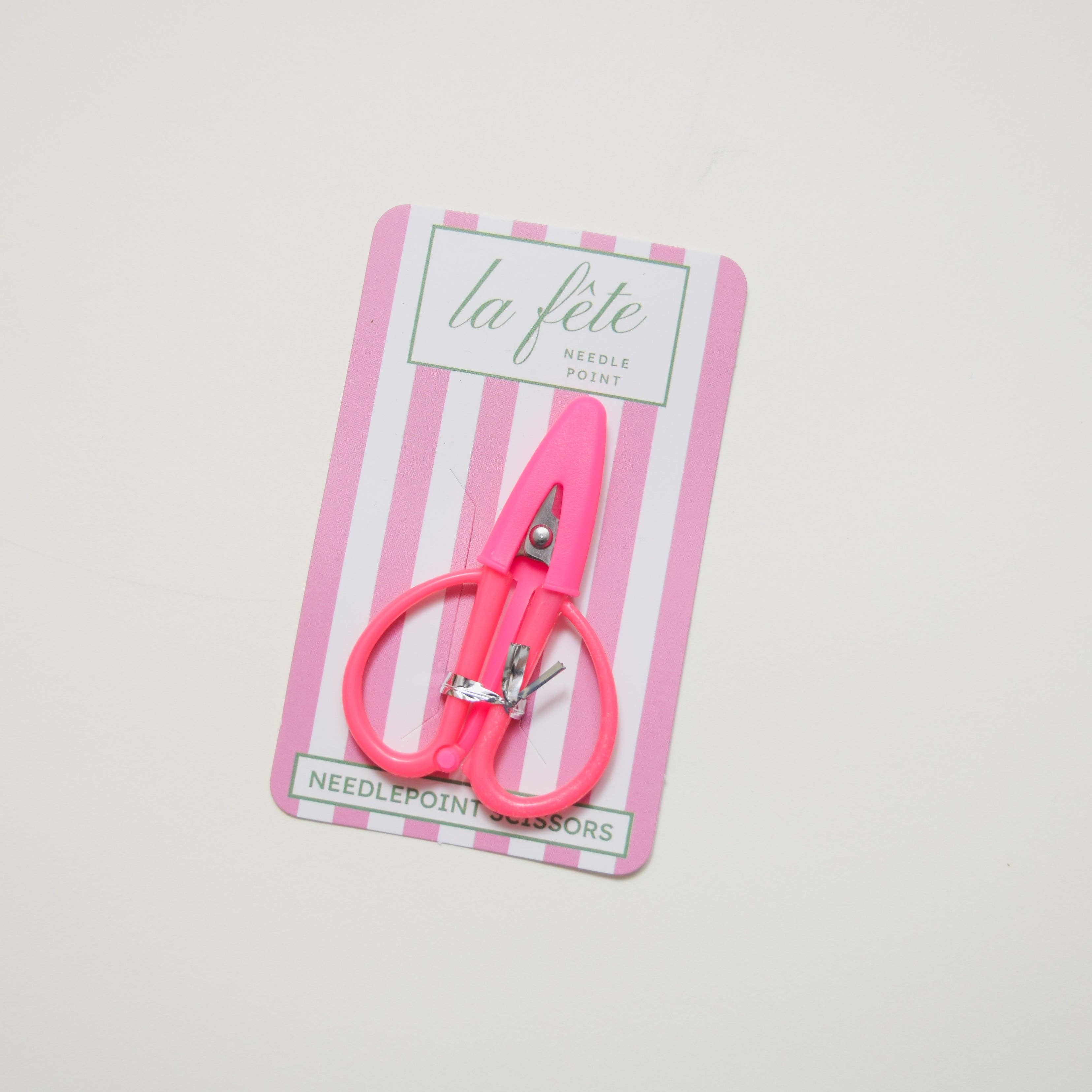 La Fete Needlepoint Mini Thread Cutting Scissors: Blush