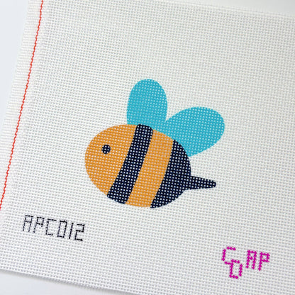Bumblebee Artist Printed Needlepoint Canvas 13 Mesh