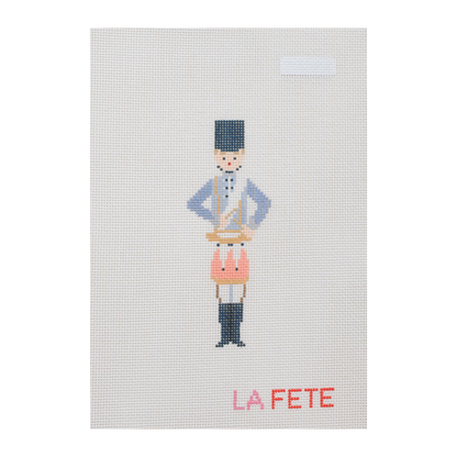 12 Days Of Christmas - Twelve Drummers Drumming Hand Painted Needlepoint Canvas