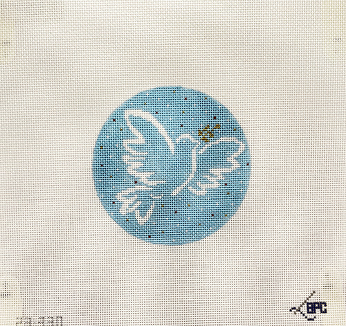 Blue Dove Ornament Canvas