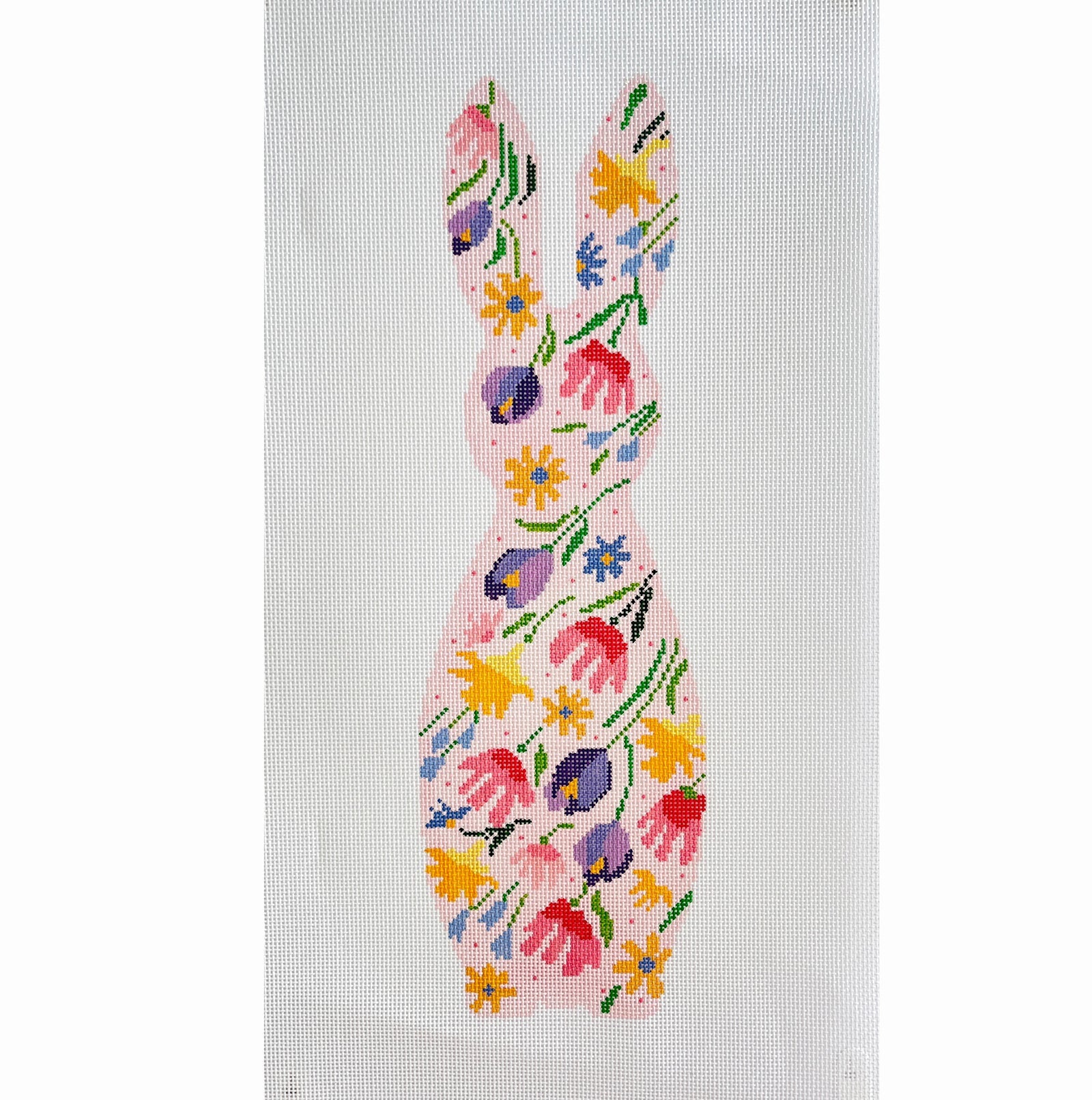 Bunny - tulips and jonquils Canvas
