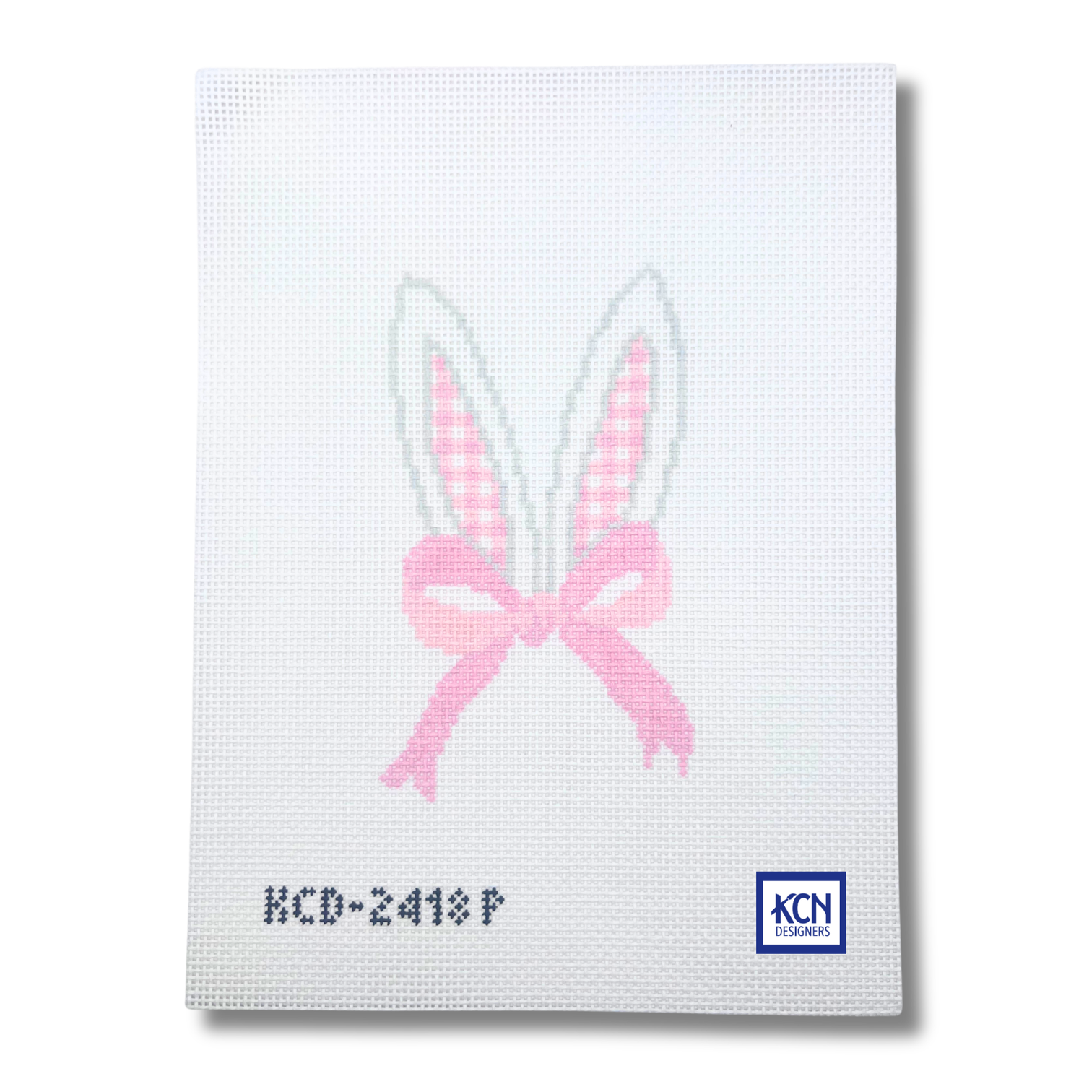 Gingham Bunny Ears - Pink Canvas