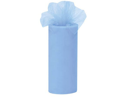 Premium Color Packaging Tulle: Light Blue / 1 Pack / 6"x25 yards