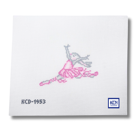 Leaping Ballet Bunny Canvas