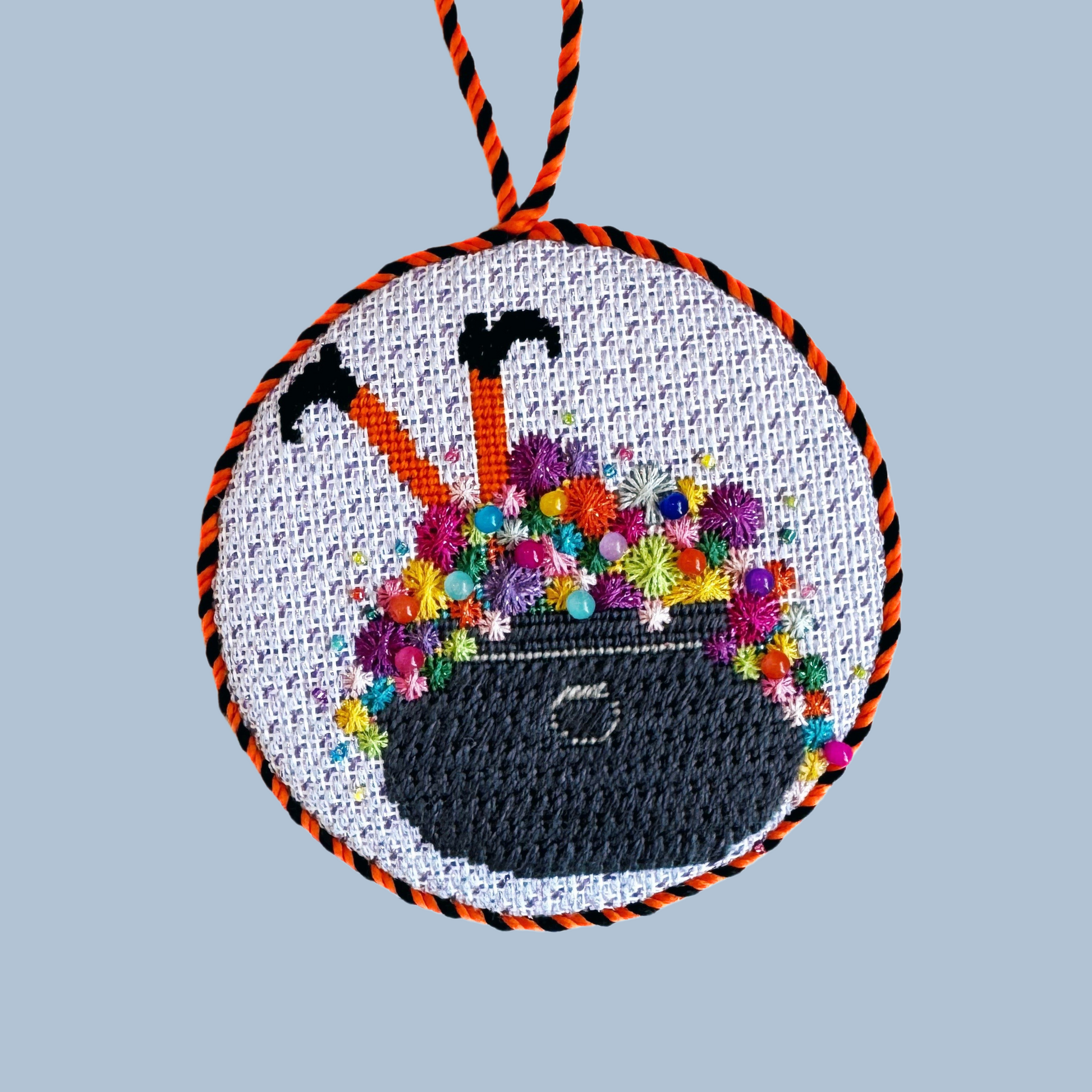 Colorful Bubble Cauldron Canvas