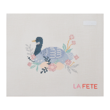 12 Days Of Christmas - Six Geese A-Laying Hand Painted Needlepoint Canvas