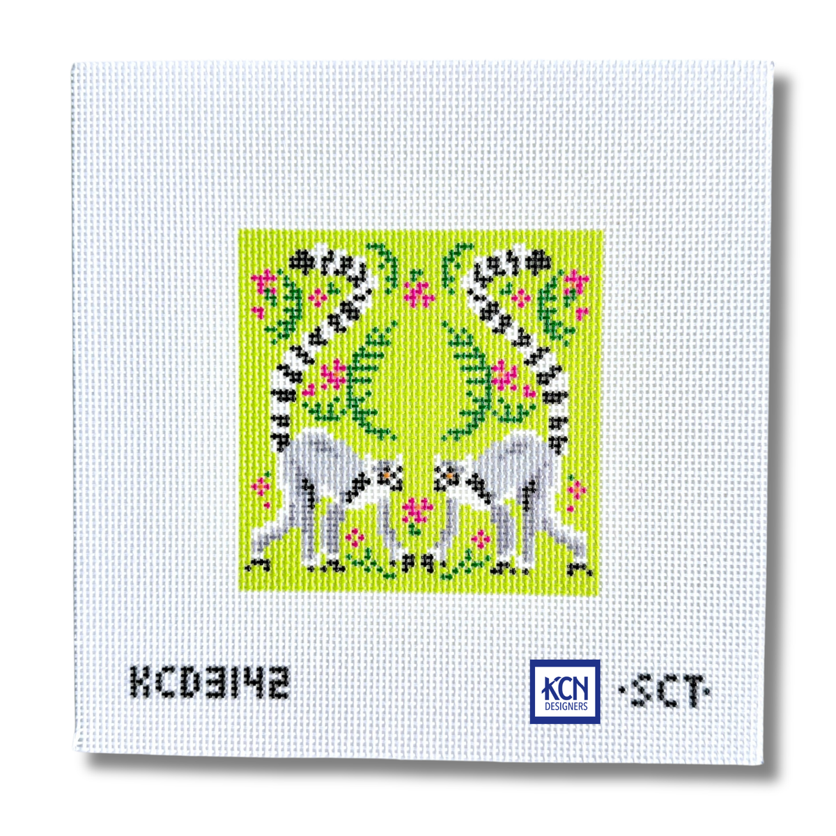 Tropical Lemur Canvas