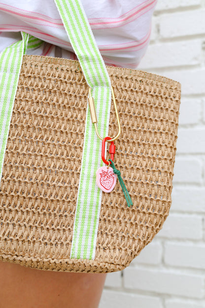 Strawberry Bag Charm