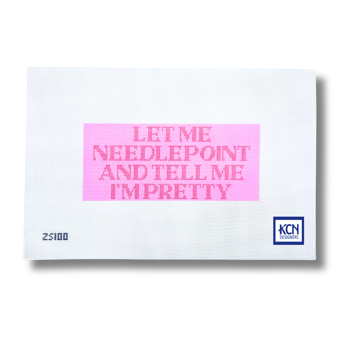 Let Me Needlepoint Small Canvas
