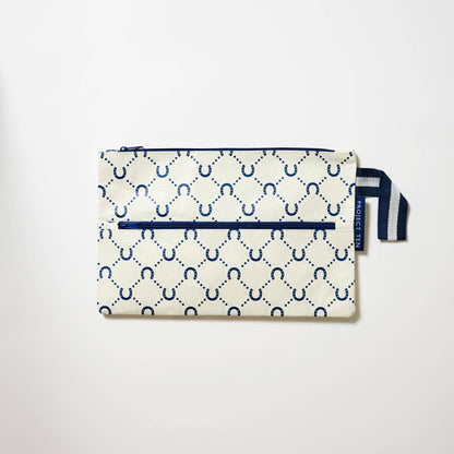Pencil Case – Navy Horseshoe