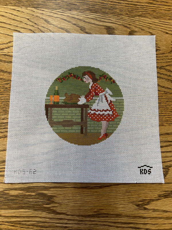 Betty Loves Thanksgiving Canvas