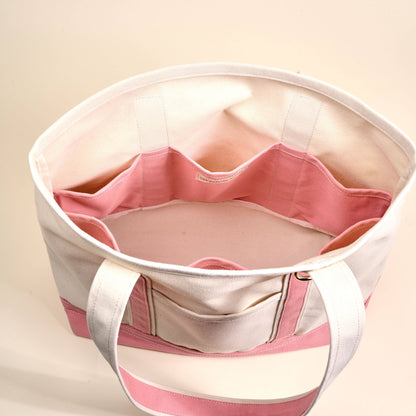 The Signature Canvas Tote Bag–Blush