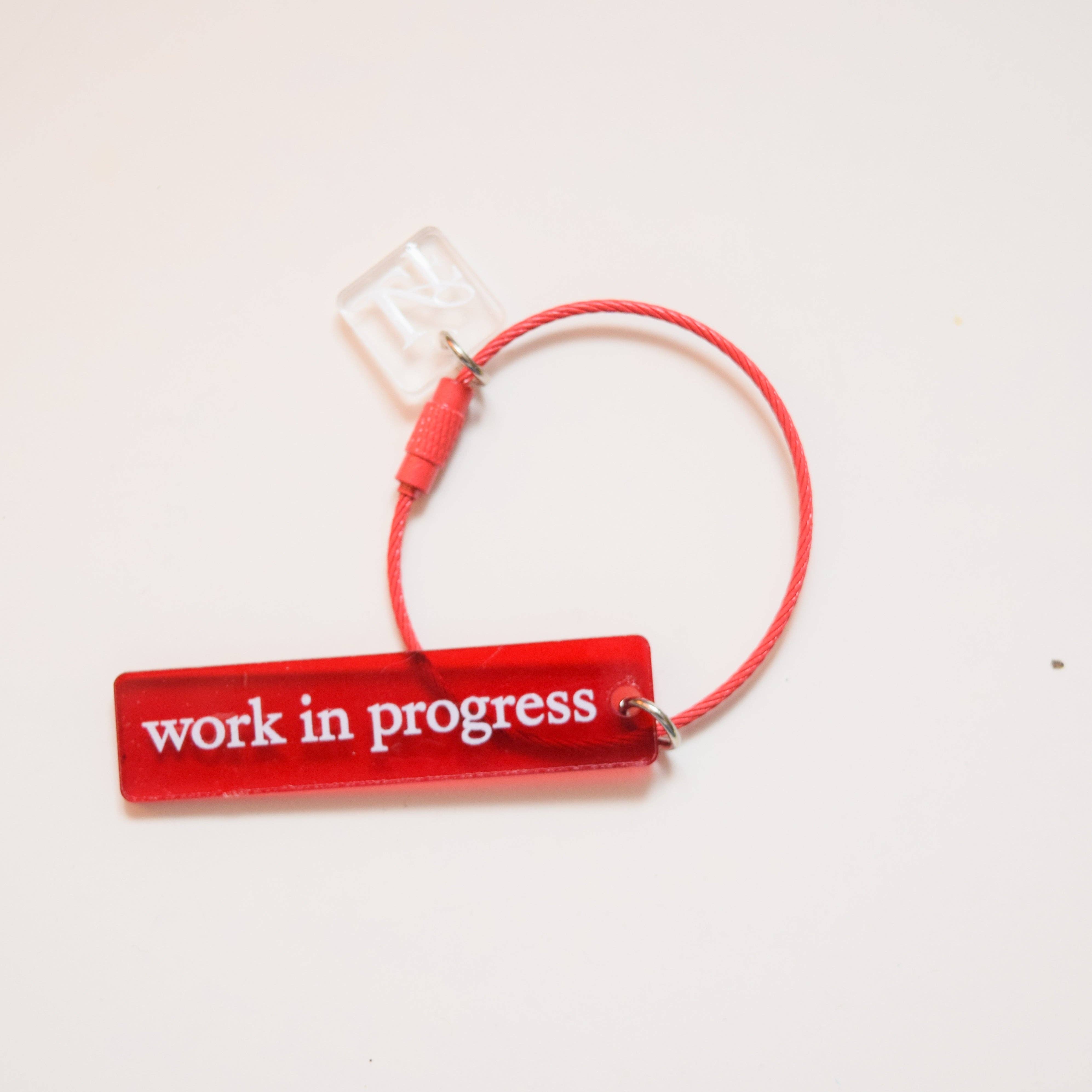 'Work In Progress' Thread Ring: Purple