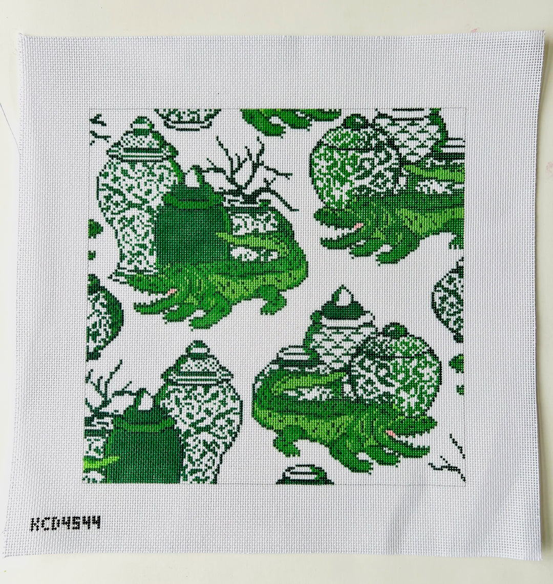 Gators and Ginger Jars Square Canvas