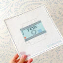 3D Feta Cheese Canvas
