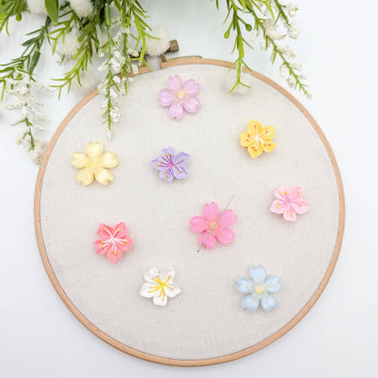 Sakura, Cherry blossom Needle Minder: Blue / 2