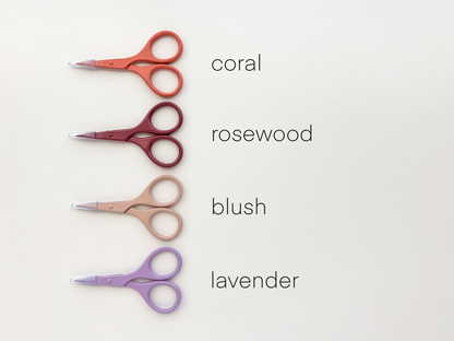 Small needlecraft scissors, tiny embroidery scissors: Teal