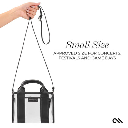 Case-Mate Clear Stadium Bag: Silver Chrome
