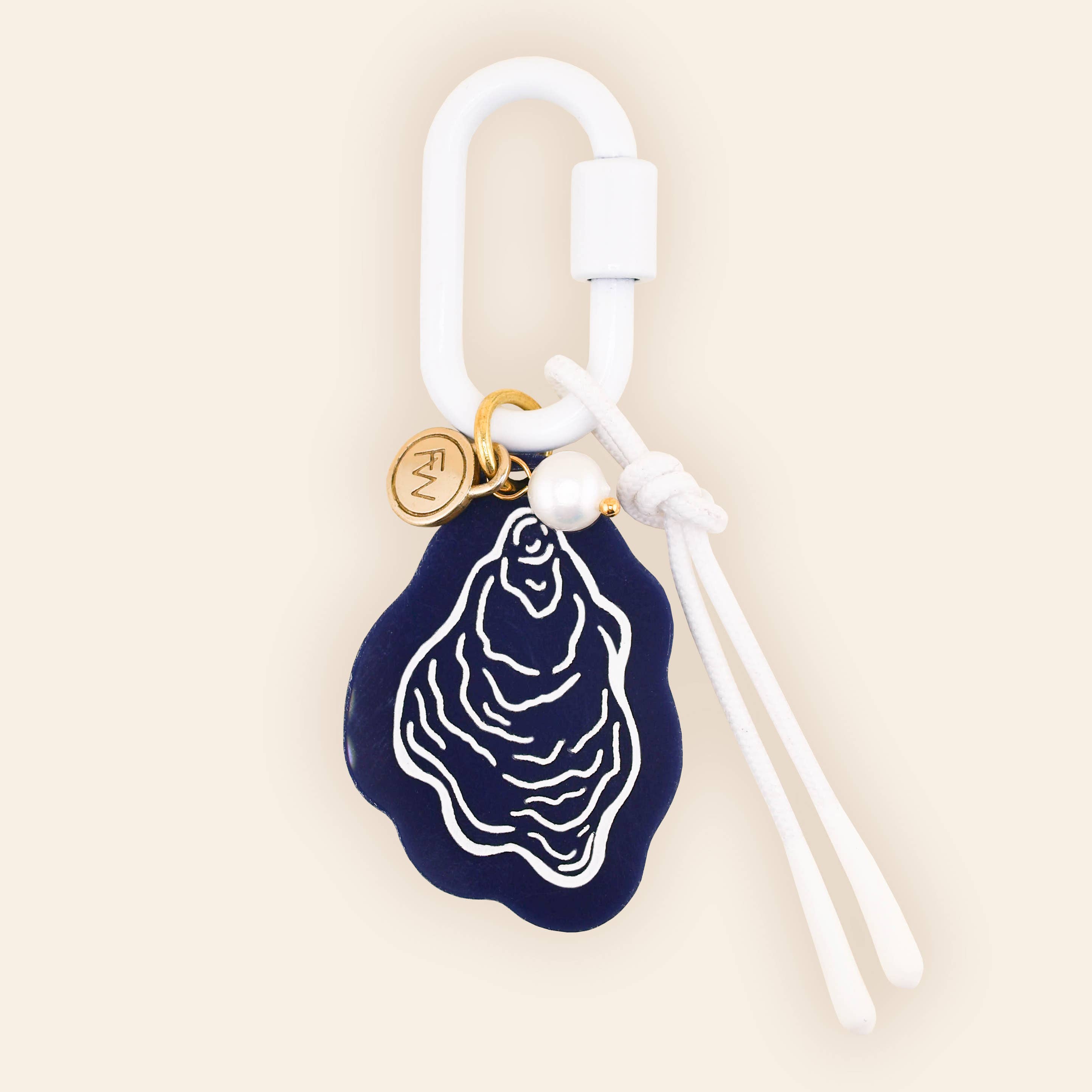 Oyster Pearl Bag Charm