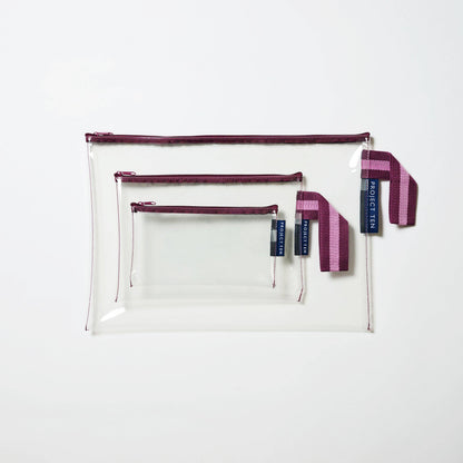 Clear Zip Pouch Bundle (x3 sizes) – Shiraz